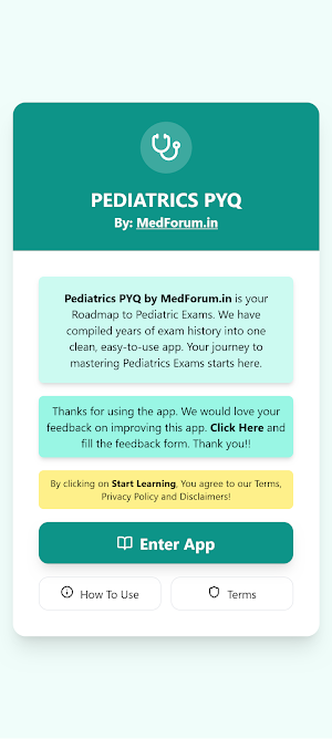 Pediatrics PYQ by Medforum.in Screenshot 0