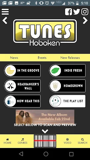 Tunes Hoboken Screenshot 0