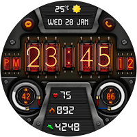 Digital Diharger watch face