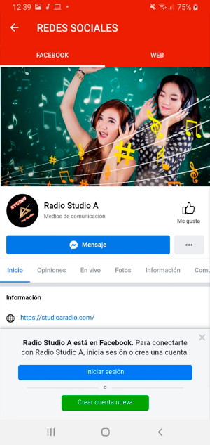 STUDIO A RADIO Screenshot 3