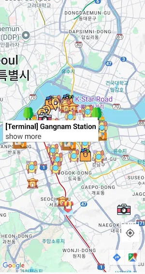 Gangnam Travel Map Screenshot 0