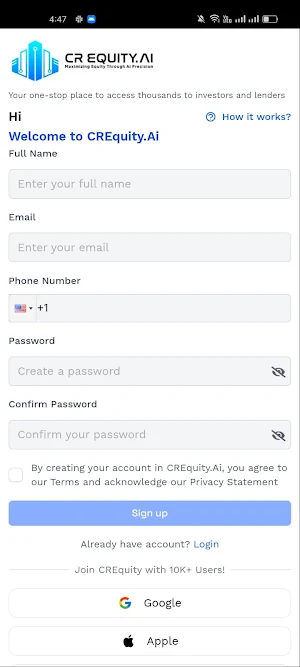 CR Equity Ai, Inc Screenshot 0