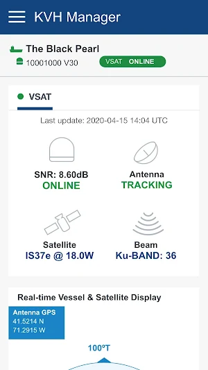 KVH V30 Screenshot 1
