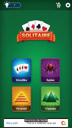 Solitaire - 4 in 1 Screenshot 0