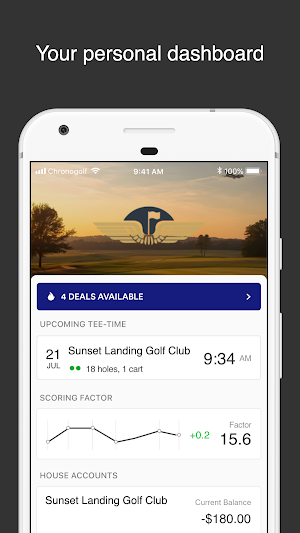 Sunset Landing Golf Screenshot 0
