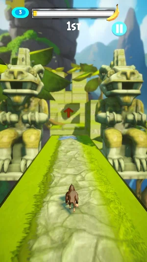 Monkey Parkour Climb Run Kong Screenshot 2