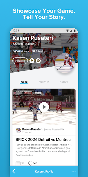 Hockey Players Club Screenshot 1