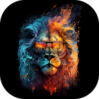 Fire Lion Wallpaper