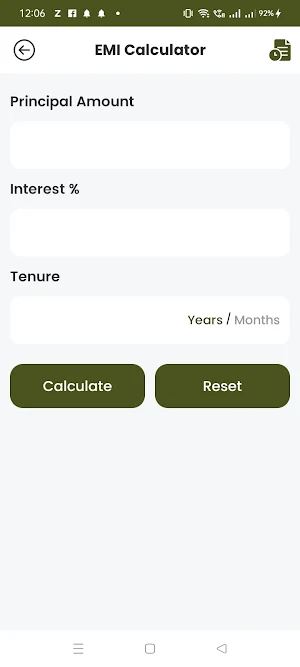 LoanCash - EMI Loan Calculator Screenshot 0