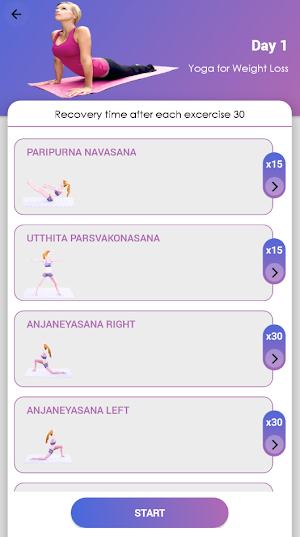 Yoga for Weight Loss Friend Screenshot 0