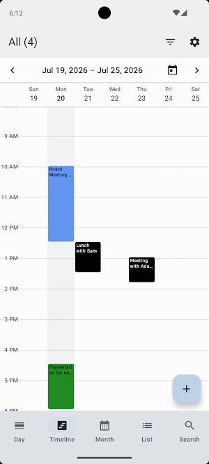 Chaos Calendar Screenshot 1