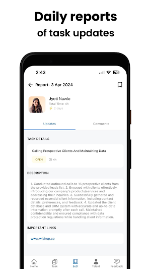 Wishup-Hire Virtual Assistants Screenshot 3