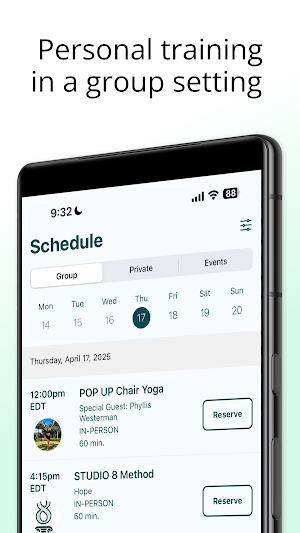 STUDIO 8 Wellness Center Screenshot 2