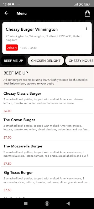 Chezzy Burger Winnington Screenshot 0