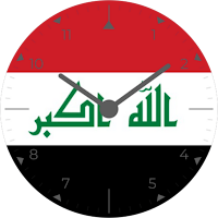 Iraq Analog Watch Face