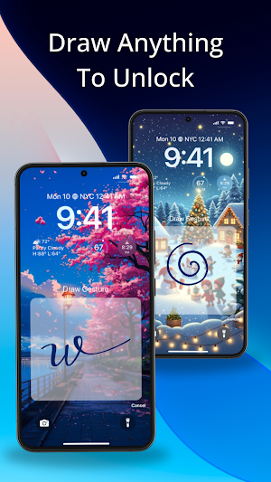 Smart Lock Screen OS 18 Screenshot 2
