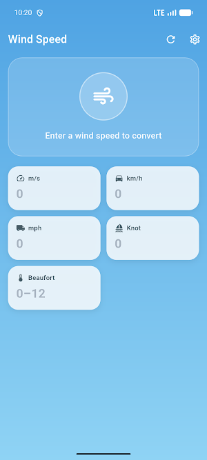 Wind Speed Converter Screenshot 0