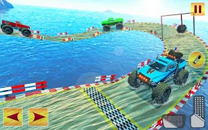 Monster Truck Impossible Mega Ramp Stunts Tracks Screenshot 3