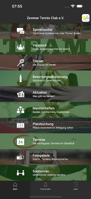 Zevener Tennis Club e.V. Screenshot 0