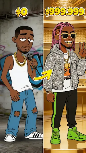 Rap Star:Idle Clicker Screenshot 3