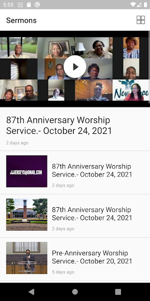 New Hope Baptist Church GR Screenshot 1