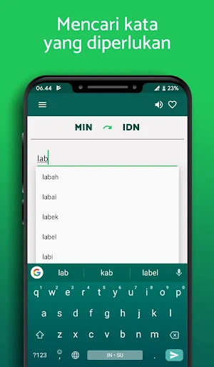 Kamus Kata Minang Indonesia Screenshot 1