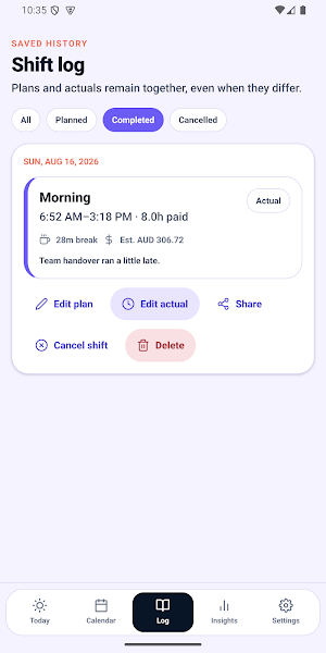 RosterRipple: Shift Calendar Screenshot 3