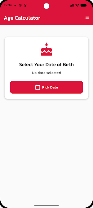 Age Calculator - Date Of Birth Screenshot 0