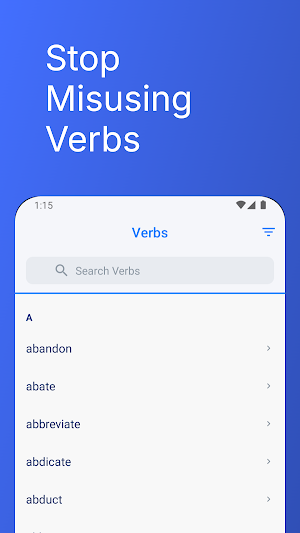 English Verb Conjugations Screenshot 0