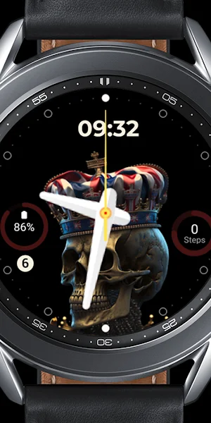Skull Crown Watch Face Screenshot 3
