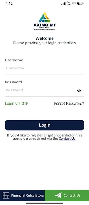 AXIMO MF INVESTMENT Screenshot 0