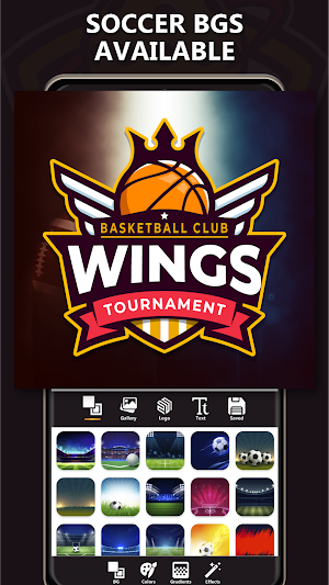 Sports Logo Maker, Soccer Logo Screenshot 1