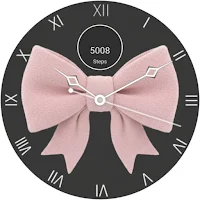 Pink Bow 5 - Watch Face