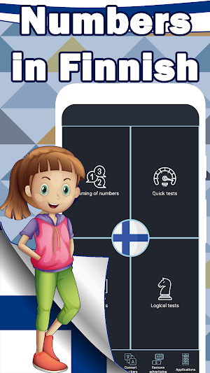 Numbers in Finnish language Screenshot 0