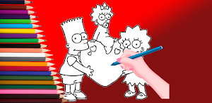 Bart Coloring Book Screenshot 1