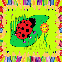 Spring Coloring Book