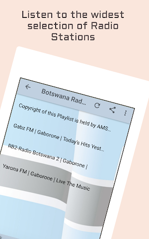 Botswana Radio Stations Screenshot 1