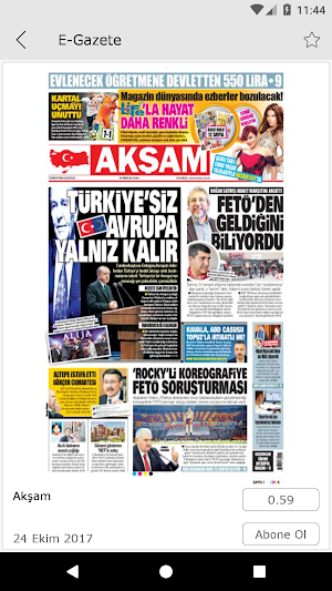 Akşam E-Gazete Screenshot 3