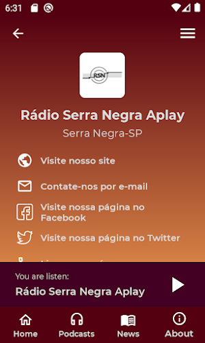 Rádio Serra Negra 1430 Screenshot 1