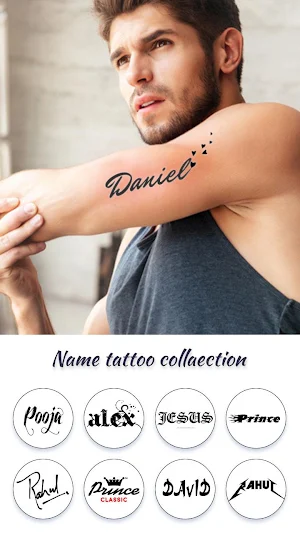 Tattoo Booth: Name Tattoo Maker & Editor Screenshot 1