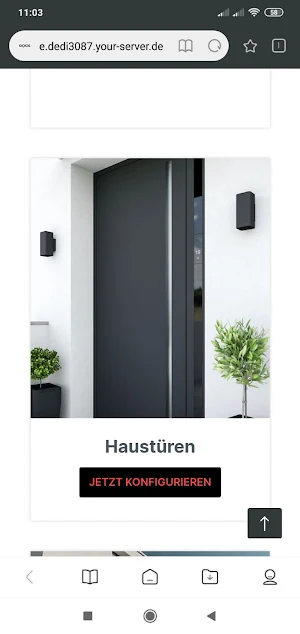 Baustoffhandel Dück Screenshot 2