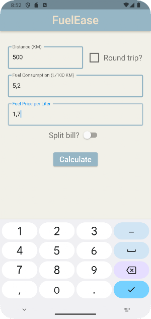 FuelEase Screenshot 1
