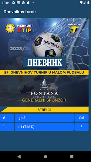 Dnevnikov turnir Screenshot 2