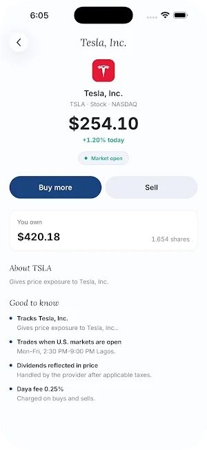 Daya Stocks Screenshot 3