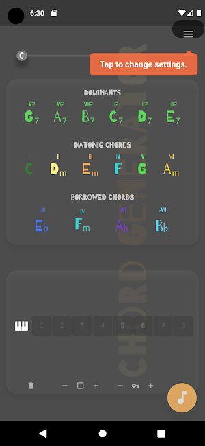 Chord Generator for Guitar Screenshot 3
