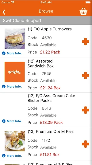Wrights Food Group Screenshot 2