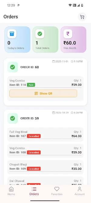TheFooods Cafe App Screenshot 3