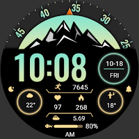 Abstract Mountain ZKin Watch