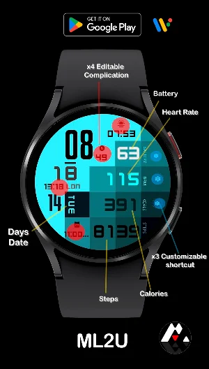 ML2U 170 Watch Face Screenshot 1