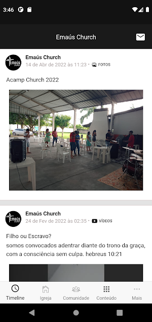 Emaús Church Screenshot 2
